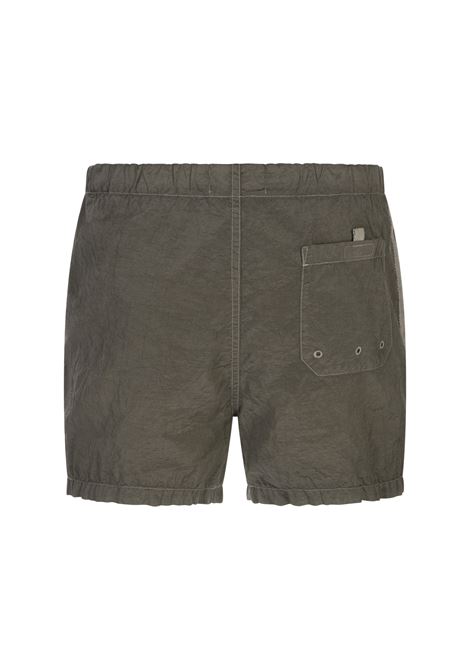 Costume da Bagno In Nylon Metal Verde Militare STONE ISLAND | K1S15B100006-S0043V0054